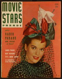 2d111 MOVIE STARS PARADE magazine April 1948 Janice Paige from Strange Meeting by Bert Six!