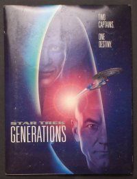 2d260 STAR TREK: GENERATIONS presskit '94 Patrick Stewart as Picard, William Shatner as Kirk!