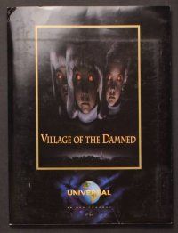 2d265 VILLAGE OF THE DAMNED presskit '95 John Carpenter horror, cool images of creepy kids!