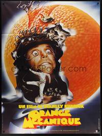 2e327 CLOCKWORK ORANGE French 1p R82 Stanley Kubrick classic, best art of Malcolm McDowell!