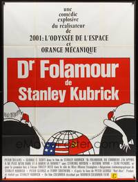 2e349 DR. STRANGELOVE French 1p R70s Stanley Kubrick classic, Sellers, Tomi Ungerer art!