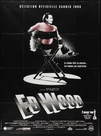 2e355 ED WOOD French 1p '95 Tim Burton, Johnny Depp as the worst director ever, mostly true!