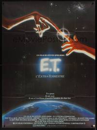 2e353 E.T. THE EXTRA TERRESTRIAL French 1p '82 Steven Spielberg classic, John Alvin art!