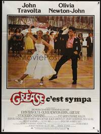 2e402 GREASE French 1p '78 John Travolta & Olivia Newton-John in most classic musical, different!