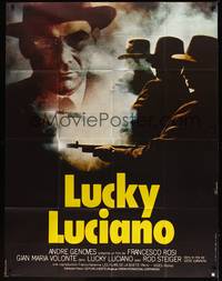 2e462 LUCKY LUCIANO French 1p '74 gangster Gian Maria Volonte, completely different!