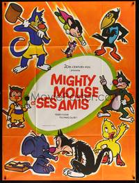 2e477 MIGHTY MOUSE ET SES AMIS French 1p '70s great cartoon art of Paul Terry's Terry-Toons!