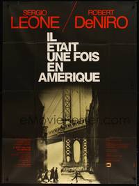2e496 ONCE UPON A TIME IN AMERICA French 1p '84 Robert De Niro, directed by Sergio Leone!