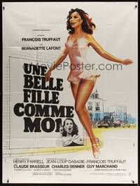 2e547 SUCH A GORGEOUS KID LIKE ME French 1p '73 Francois Truffaut, sexy Bernadette Lafont by Landi!