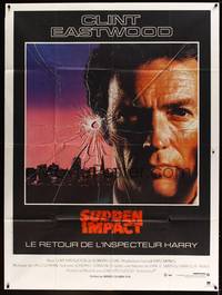 2e549 SUDDEN IMPACT French 1p '83 Clint Eastwood is at it again as Dirty Harry, great image!