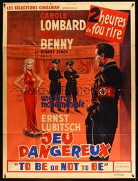 2e564 TO BE OR NOT TO BE French 1p R50s Carole Lombard, Jack Benny, Ernst Lubitsch!