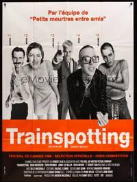 2e572 TRAINSPOTTING French 1p '96 heroin drug addict Ewan McGregor, directed by Danny Boyle!