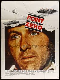 2e578 VANISHING POINT French 1p '71 car chase cult classic, cool completely different image!