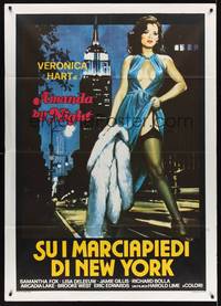 2e004 AMANDA BY NIGHT Italian 1p '82 full-length art of sexy prostitute Veronica Hart in New York!