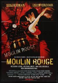 2e083 MOULIN ROUGE Italian 1p '01 sexy Nicole Kidman, Ewan McGregor, this story is about love!