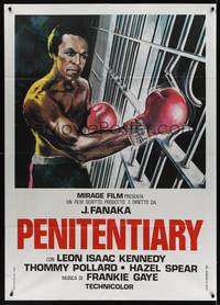 2e091 PENITENTIARY Italian 1p '81 boxer Leon Isaac Kennedy goes to tough prison!