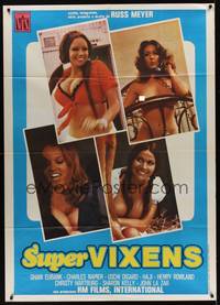 2e126 SUPER VIXENS Italian 1p '77 Russ Meyer, sexy Shari Eubank , great different image!