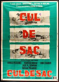 2e181 CUL-DE-SAC Italian 2p '66 Roman Polanski, Donald Pleasance, Francoise Dorleac, different!