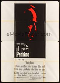 2e203 GODFATHER Italian 2p R70s different art of Marlon Brando, directed by Francis Ford Coppola!