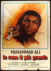 2e206 GREATEST Italian 2p '77 art of heavyweight boxing champ Muhammad Ali by Arnaldo Putzu!