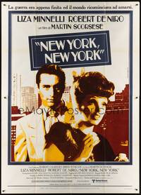 2e238 NEW YORK NEW YORK Italian 2p '77 different image of Robert De Niro & Liza Minnelli!