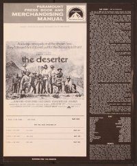 2f124 DESERTER pressbook '71 Richard Crenna, Chuck Connors, Ricardo Montalban