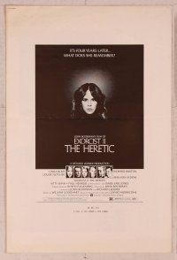 2f142 EXORCIST II: THE HERETIC pressbook '77 Linda Blair, John Boorman's sequel to Friedkin movie!