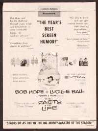 2f145 FACTS OF LIFE pressbook '61 Bob Hope & Lucille Ball exposed!