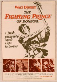 2f149 FIGHTING PRINCE OF DONEGAL pressbook '66 Disney, reckless young rebel rocks an empire!