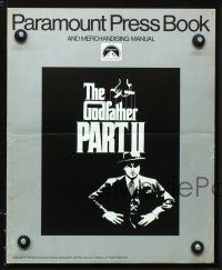 2f166 GODFATHER PART II pressbook '74 Al Pacino in Francis Ford Coppola classic crime sequel!