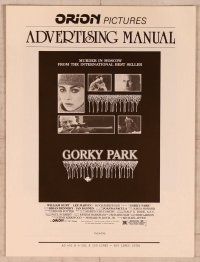 2f171 GORKY PARK pressbook '83 William Hurt, Lee Marvin, directed by Michael Apted!
