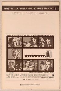 2f202 HOTEL pressbook '67 from Arthur Hailey's novel, Rod Taylor, Catherine Spaak, Karl Malden