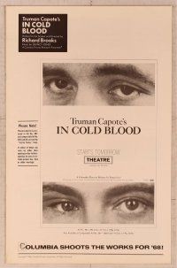 2f214 IN COLD BLOOD pressbook '67 Richard Brooks directed, Robert Blake, by Truman Capote!