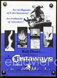 2f216 IN SEARCH OF THE CASTAWAYS pressbook R70 Jules Verne, Hayley Mills in avalanche of adventure!