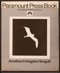 2f229 JONATHAN LIVINGSTON SEAGULL pressbook '73 great bird images, from Richard Bach's book!