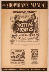 2f237 KETTLES IN THE OZARKS pressbook '56 Marjorie Main as Ma brews up a roaring riot in the hills!
