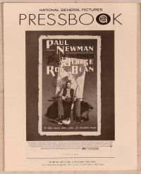2f259 LIFE & TIMES OF JUDGE ROY BEAN pressbook '72 John Huston, art of Paul Newman by Amsel!