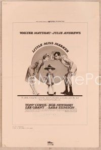 2f261 LITTLE MISS MARKER pressbook '80 Walter Matthau, Julie Andrews, from Damon Runyon's story!