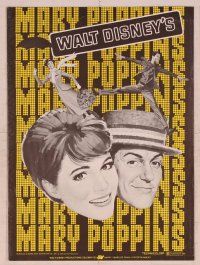 2f302 MARY POPPINS pressbook R73 Julie Andrews & Dick Van Dyke in Walt Disney's musical classic!