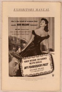 2f331 MY FORBIDDEN PAST pressbook '51 Ava Gardner is the kind of girl that made New Orleans famous!