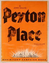 2f381 PEYTON PLACE pressbook '58 Lana Turner, from a novel of small town life by Grace Metalious!