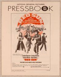 2f410 RED SUN pressbook '72 Charles Bronson, Toshiro Mifune, Ursula Andress, Alain Delon!