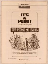 2f434 RUSSIANS ARE COMING pressbook '66 directed by Carl Reiner, Russians vs Americans!
