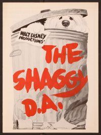 2f453 SHAGGY D.A. pressbook '76 Dean Jones, Walt Disney, it's laughter by the pound!