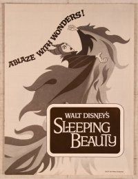 2f462 SLEEPING BEAUTY pressbook R79 Walt Disney cartoon fairy tale fantasy classic!