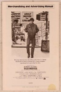 2f493 TAXI DRIVER pressbook '76 Robert De Niro, directed by Martin Scorsese!