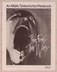 2f547 WALL pressbook '82 Pink Floyd, Roger Waters, classic rock & roll artwork!
