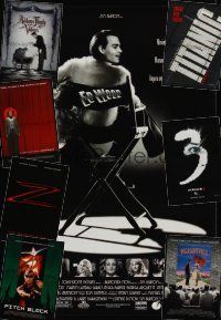 2g014 LOT OF 31 UNFOLDED ONE-SHEETS lot '89 - '02 Ed Wood, Man on the Moon, Titanic, Mask of Zorro