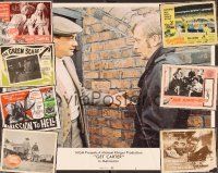 2g021 LOT OF 50 LOBBY CARDS lot '52 - '73 Get Carter, Mission To Hell, Glory Stompers + more!