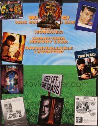 2g025 LOT OF 110 PROMO BROCHURES FOR VIDEO RELEASES lot '90s-00s Big, Twin Peaks, Troma Times +more!