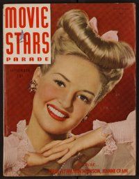 2g106 MOVIE STARS PARADE magazine September 1946 Betty Grable in Shocking Miss Pilgrim by Powolny!